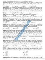 180 bài dao động điện từ ( tổng hợp từ trường chuyên và BGD&ĐT)