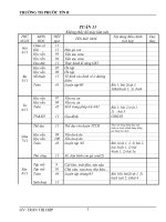 Giáo án tuần 11 lớp 1