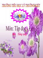 tập đọc 5: Tiếng vọng