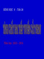 Bài 6: Tính chất haitiếp tuyến cắt nhau