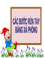 các bước rủa tay