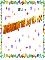 thuyết minh về một thể loại văn học