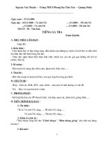 Tiết 53 - 54 Tiếng gà trưa (3 cột) BE BE BE (có kèm GA điện tử)