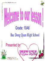 UNIT 6- LANGUAGE FOCUS - THAO GIANG