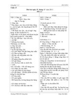 Giao an lop ghep 1+2 tuan 13