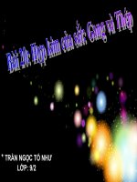 bài 20: hợp kim sắt: gang và thép