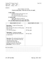 Hoạt động ngoài giờ lên lớp - Lớp 2