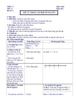 Bài 3: Thứ tự trong tập hợp số tự nhiên