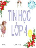 giáo án tin học - Thực hành tổng hợp lớp 4