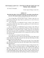 Thông tư 59 về trường chuẩn Quốc gia