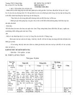 ĐỀ KT 1 TIẾT LỊCH SU 7