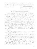 Bao cao tong ket 2012-2013