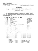 BC tháng 11/2013 TH Thuận Phú 1