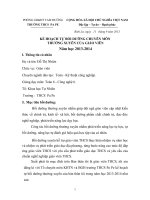 kế hoạch tự bồi dưỡng thường xuyên 2013- 2014