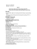 giáo án thể dục 7-tiết 1