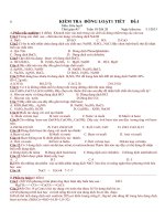 đề kiểm tra một tiết lý 8