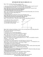 Đề cương ôn tập môn vật lý HK1