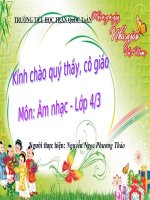 Tiết 13: Ôn tập bài Cò lả. TĐN số 4