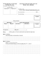 ĐỀ THI HSG TIỂU HỌC