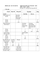 THCS Hung Ha - De thi HK1 toan 8