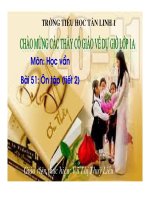 HOC VAN: BAI 51 ON TAP (TIET 2)