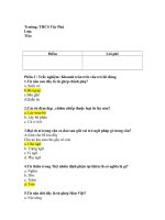 Đề kiểm tra 1 tiết TV-NV7 tiết 46 (T2M)