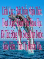 MỘT SỐ ĐỘNG VẬT SỐNG DƯỚI NƯỚC 5-6 TUỔI