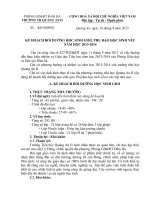 Kế hoạch bồi dường học sinh giỏi, phụ đạo học sinh yếu 2013 - 2014