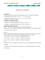 tính đơn điệu của hàm số