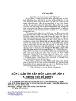 TÀI LIỆU BÒI DƯỠNG HS GIỎI SỬ 8