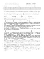 kiểm tra 15 phút vật lý 12nc chương 3