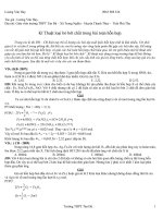 kĩ thuật giải bt hỗn hợp hay ( word)