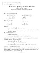 Thi học kỳ 1 lớp 7-8-9 tại Trung Tâm Phúc Trí