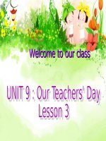 Unit 9: Class 5