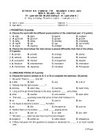 HSG ANH 10 2013-2014