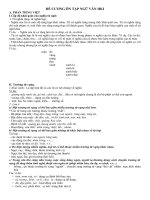 Đề cương ôn tập kiểm tra học kỳ I môn văn 8