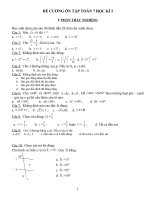 Đê cuong ôn tâp toan 7 hoc ki I