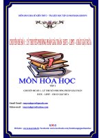 Chuyên đề trắc nghiệm hóa 12 luyện thi đại học_tập 1