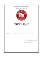 Tiểu luận KTKV: Trung Quốc mất dần vị trị công xưởng của thế giới