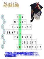 trò chơi ô chữ-môn tiếng anh dùng cho hội giảng