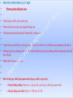 PHƯƠNG PHÁP ĐỘNG LỰC HỌC