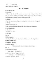 Tiết 31: Bài tập