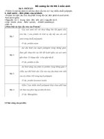 Đề cương ôn thi HK I môn sinh 10 NC