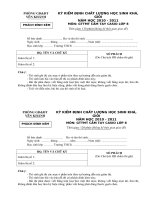 Đề thi Casio lớp 8 cấp Huyện