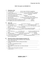 TEST 1 for units 1,2,3 (GRADE 11)