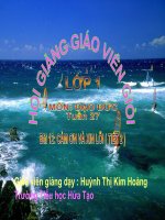 Cảm ơn và xin lỗi - Tuan 27 Tiet 2