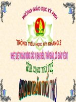 Giao lưu toán tuổi thơ 4,5