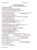 CHUYÊN ĐỀ DAO ĐỘNG ĐIỀU HÒA