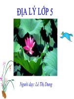 các dân tộc và sự phân bố dân cư