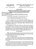 Thông tư số 12/2013 của Tỉnh Quảng Ngãi về chi chế độ hoạt động ngành giáo dục